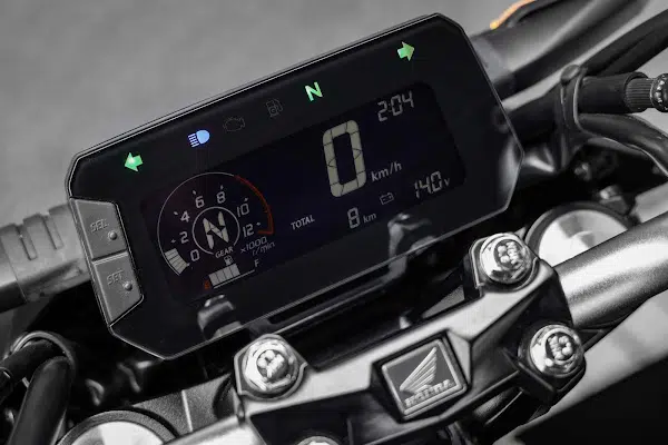 painel-digital-honda-twister-300 Qual é o preço da Honda CB 300F Twister