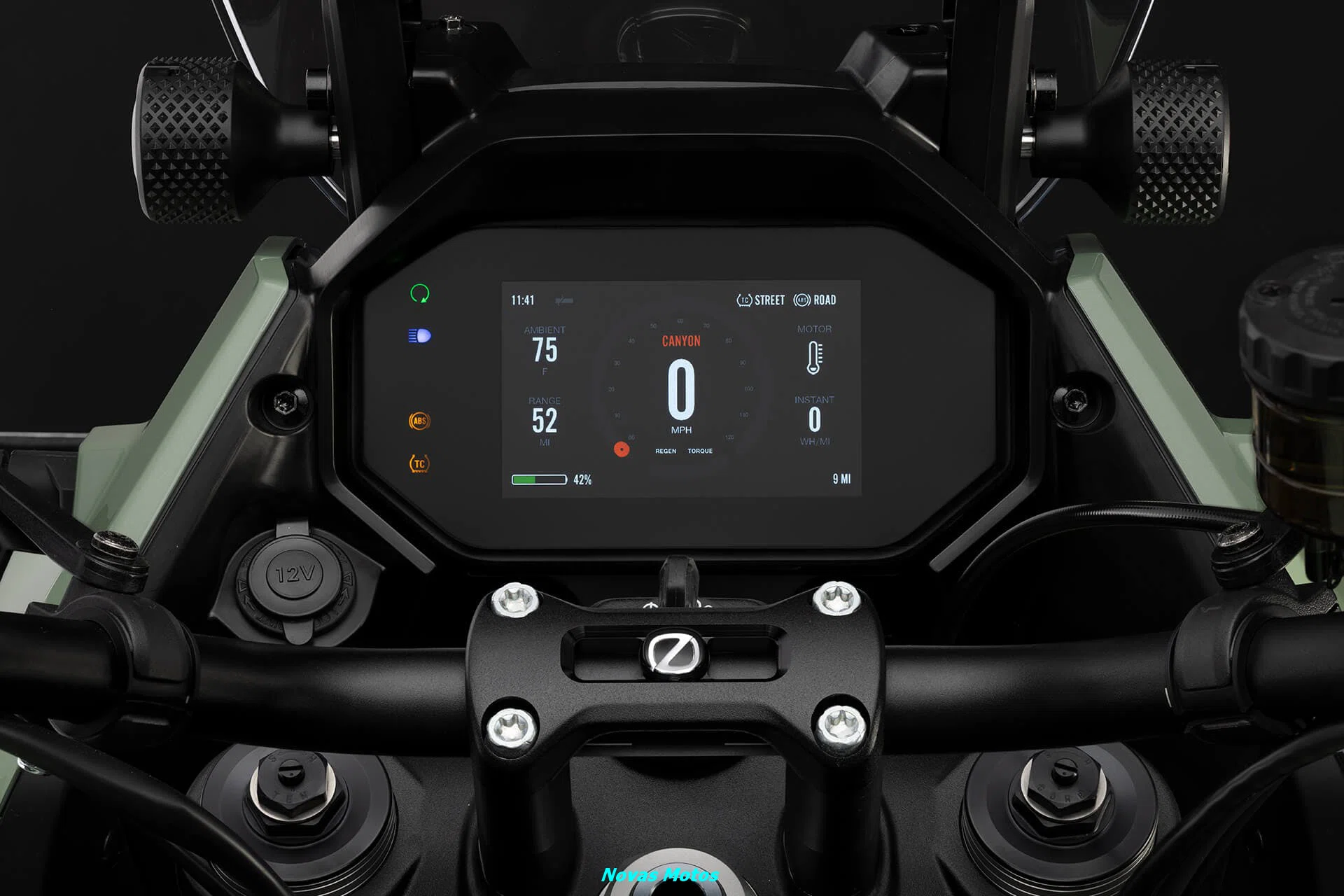 painel-zero-dsr-x Zero DSR/X - A nova moto elétrica da Zero Motorcycles