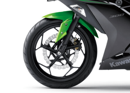 rodas-kawasaki-ninja-300-2023 A verdinha voltou! Kawasaki Ninja 300 será relançada e vendida por R$ 29.990