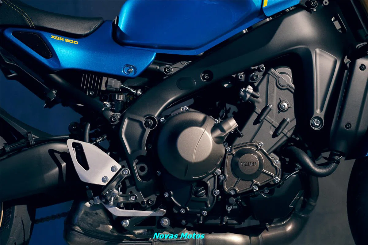 motor-yamaha-xsr-900 Yamaha XSR 900 2024 - Preço, Ficha Técnica e Fotos