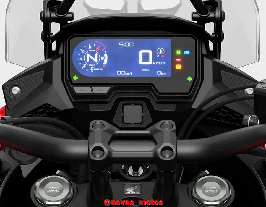 painel-honda-cb-500-x-2024 Honda CB 500X 2024 - Sonho de consumo de quem tem uma XRE