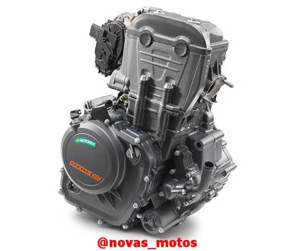 motor-ktm-390-duke Nova KTM 390 DUKE 2024 - Uma Naked com boa tecnologia
