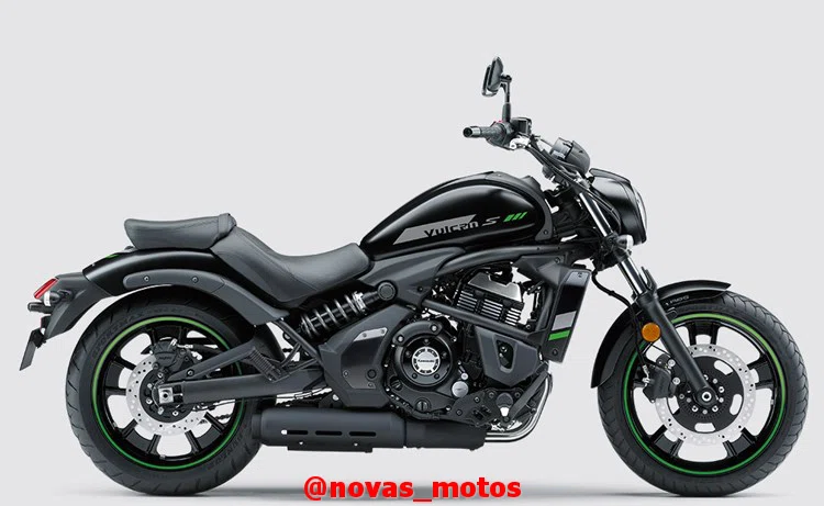 nova-kawasaki-vulcan-s-650 Kawasaki Vulcan S 2024 - Confiável Motor 650cc da Versys e ER6N