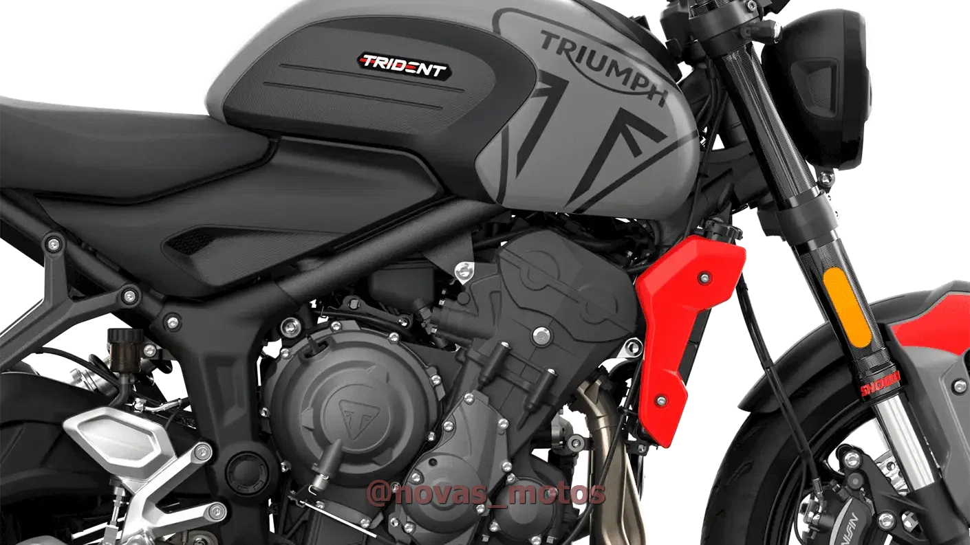 acabamento-triumph-trident-660 Triumph Trident 660 2024 - Preço, Ficha Técnica e Fotos
