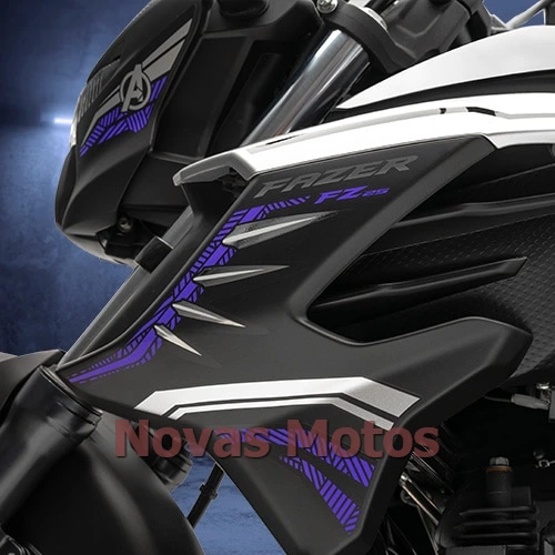 acabamento-yamaha-fazer-fz25-pantera-negra Yamaha Fazer FZ25 ABS Pantera Negra 2024 - Veja os detalhes!