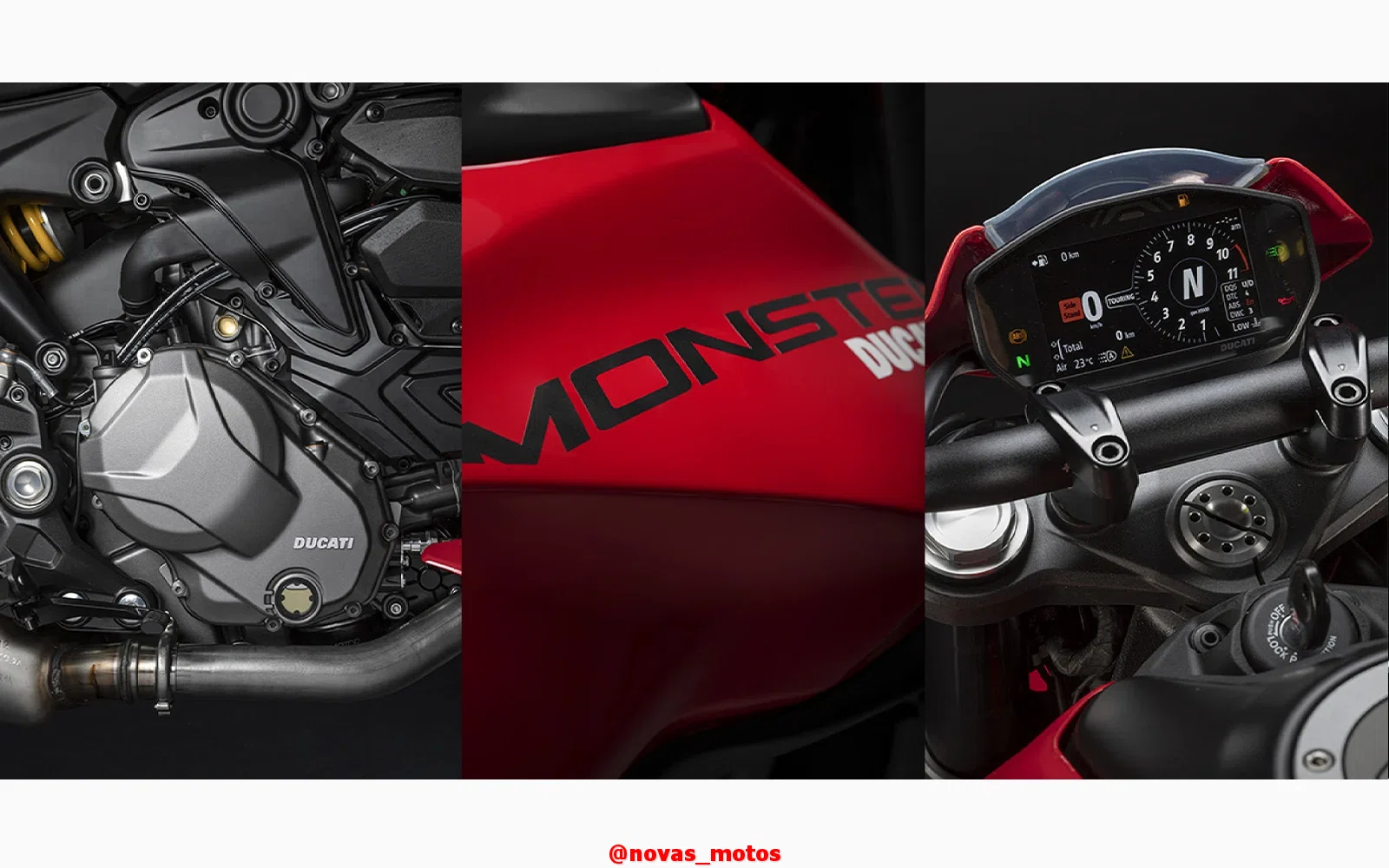 motor-ducati-monster-937-2024 Nova Ducati Monster 937 2024 - Combinação Perfeita de Tradição e Tecnologia