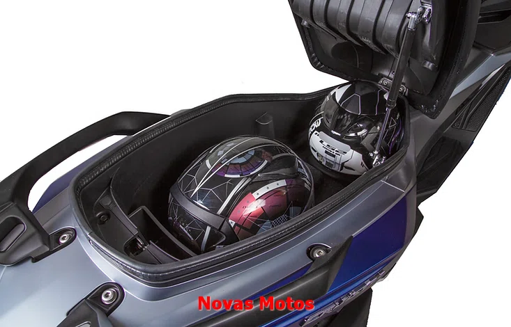 porta-capacete-dafra-cruisym-300-2024 Nova Dafra Cruisym 300cc 2024 - Preço, Ficha Técnica e Mudanças